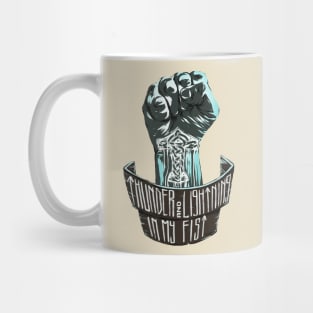 Thunder and Lighting in my fist / Viking life (by Alexey Kotolevskiy) Mug